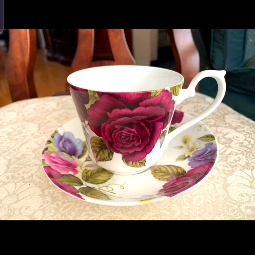 Victoria's Secret Fine China tea set